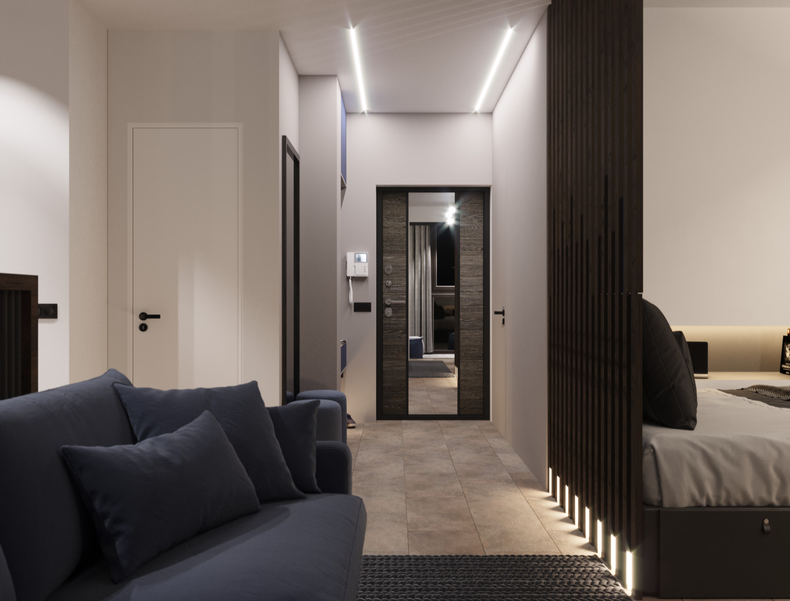 Брутальный синий