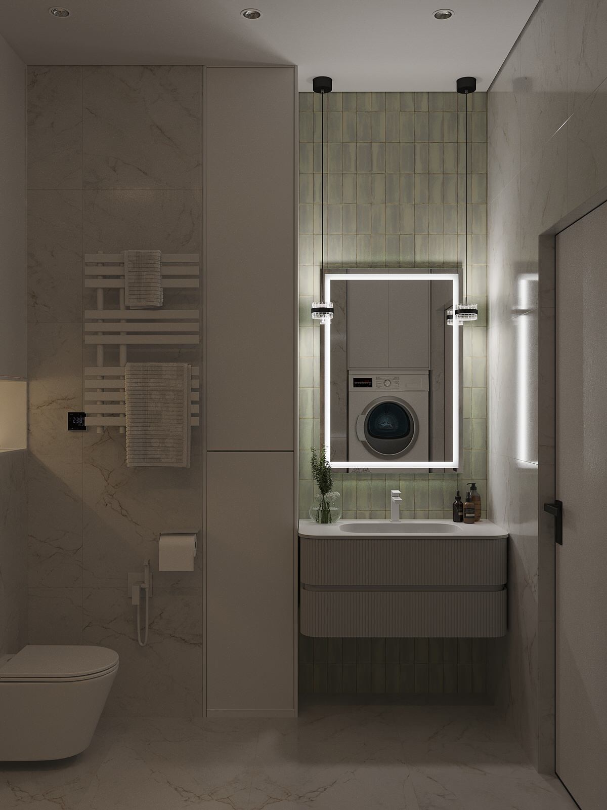 Санузел (сценарий освещения "relax")