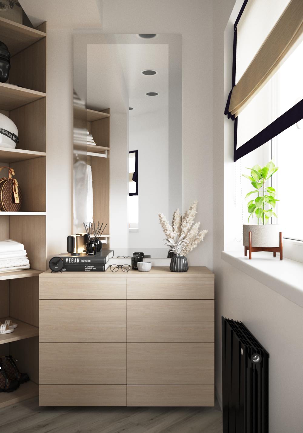 Двухкомнатная квартира общей 69 м2 в ЖК "Гагаринские высотки"