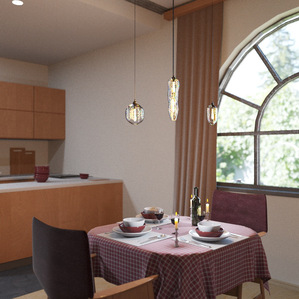 3d-визуализация кухни