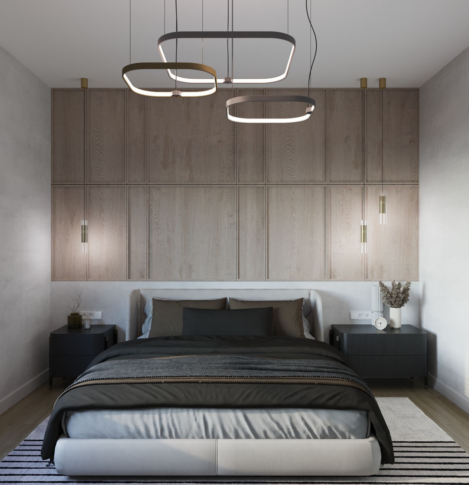 Обложка проекта: Спальня в загородном доме