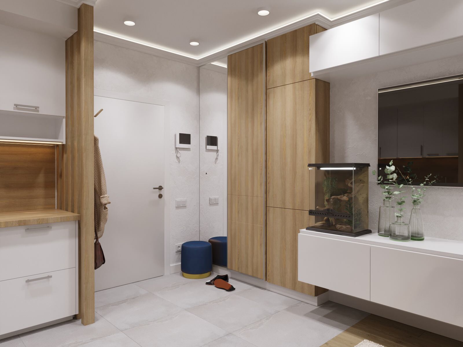 Обложка проекта: Кухня в коридоре или из двушки в полноценную трешку