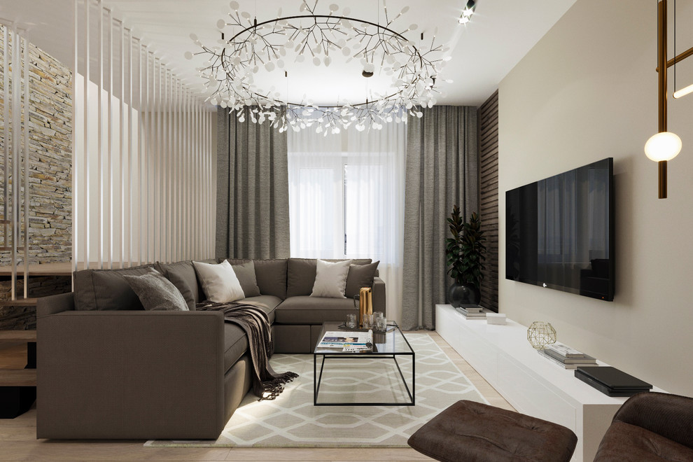 Обложка проекта: Проект 2х уровневой квартиры г.Югорск