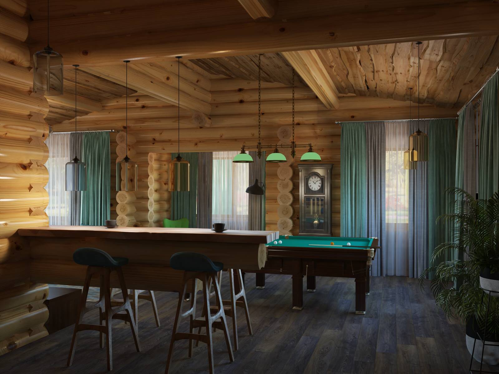 Деревянный дом на Новой Риге