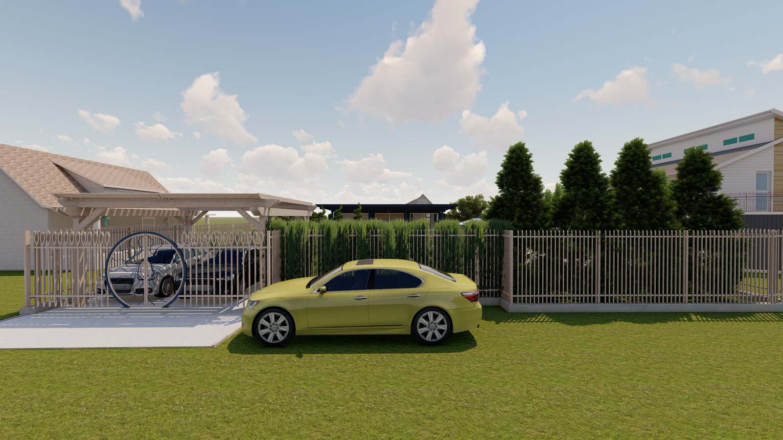 Обложка проекта: Участок Новая Рига 2 вариант.Хвойные