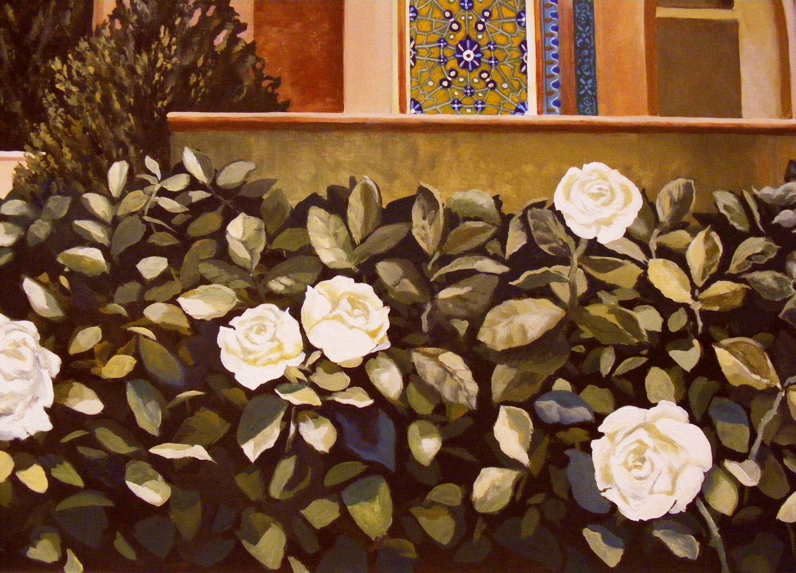 Панно в комнате отдыха загородного дома