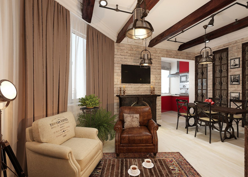 Квартира в американском стиле