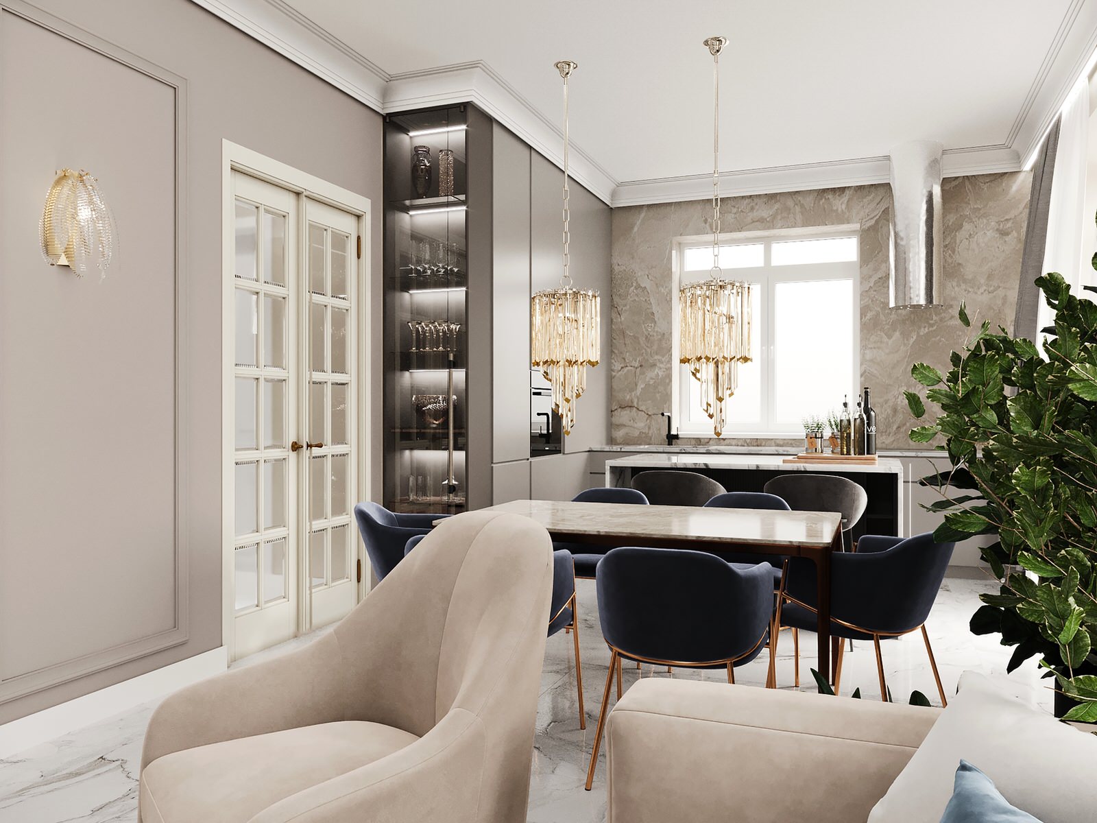 Дизайн проект дома 300 кв.м.