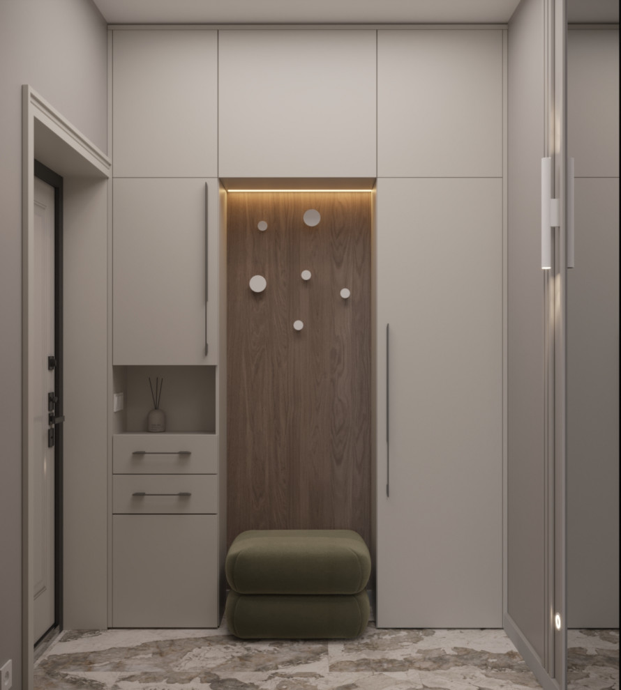 Обложка проекта: Дизайн интерьера прихожей