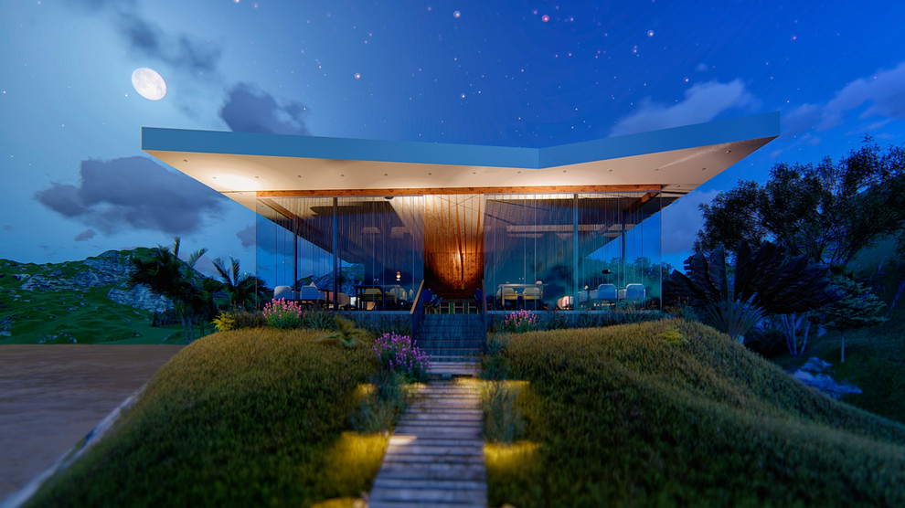 Газебо на берегу Чёрного моря