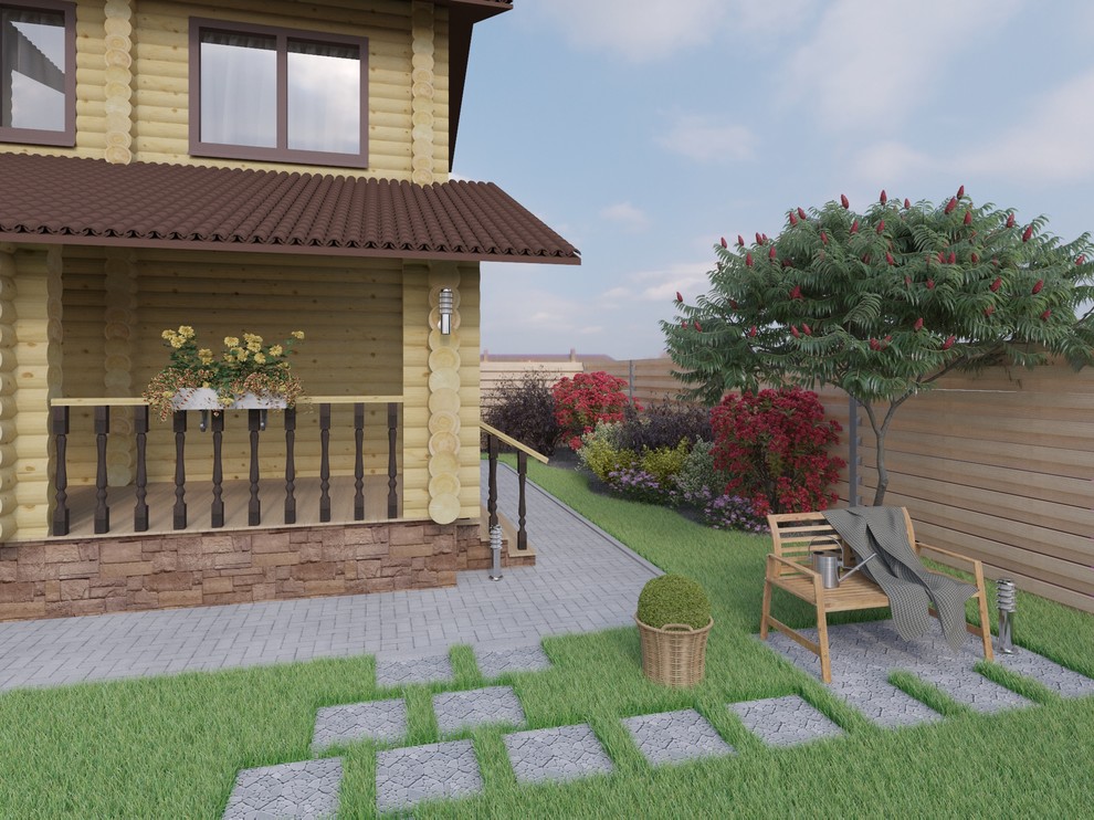 Обложка проекта: Визуализация придомовой территории