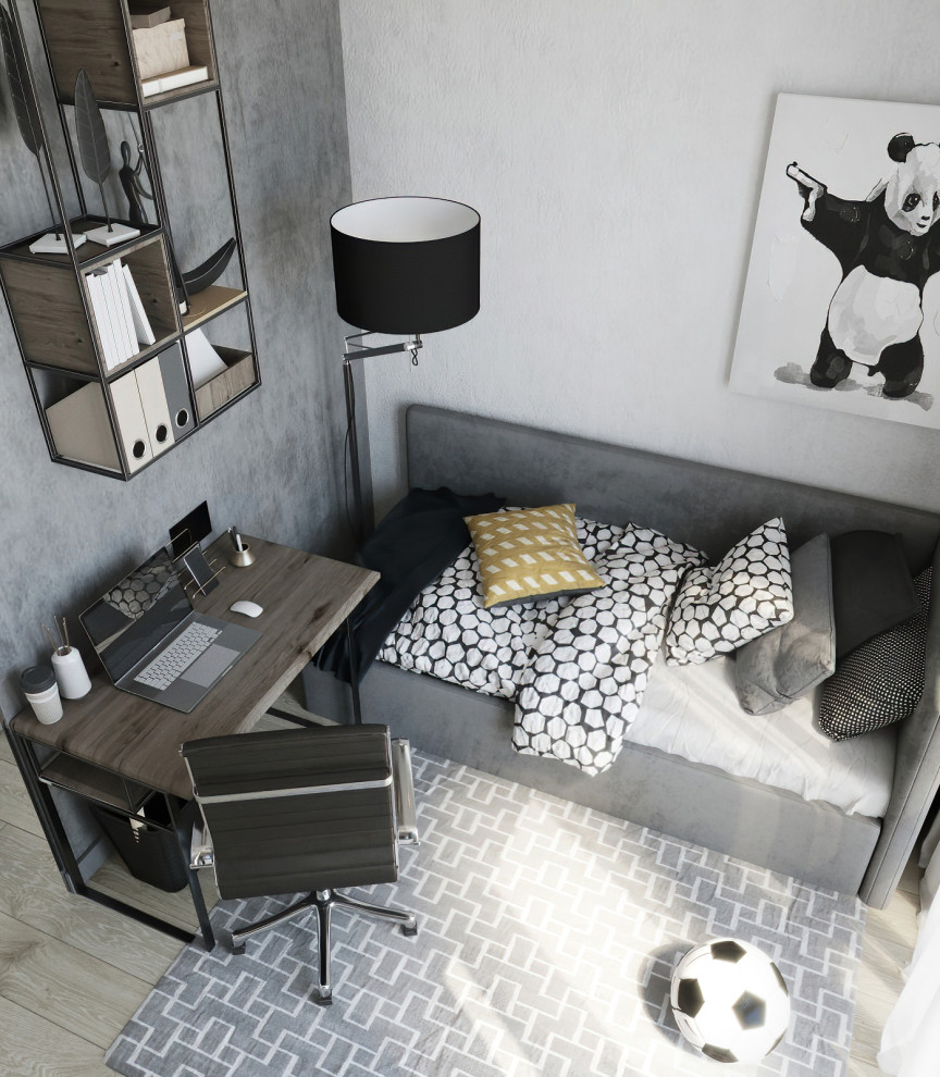 Квартира в современном стиле с элементами лофта