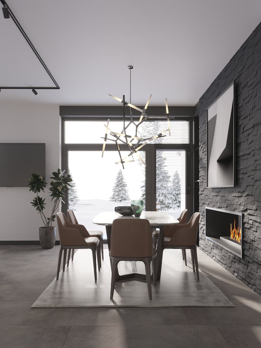 Дом Минимализм в пос.Позелы