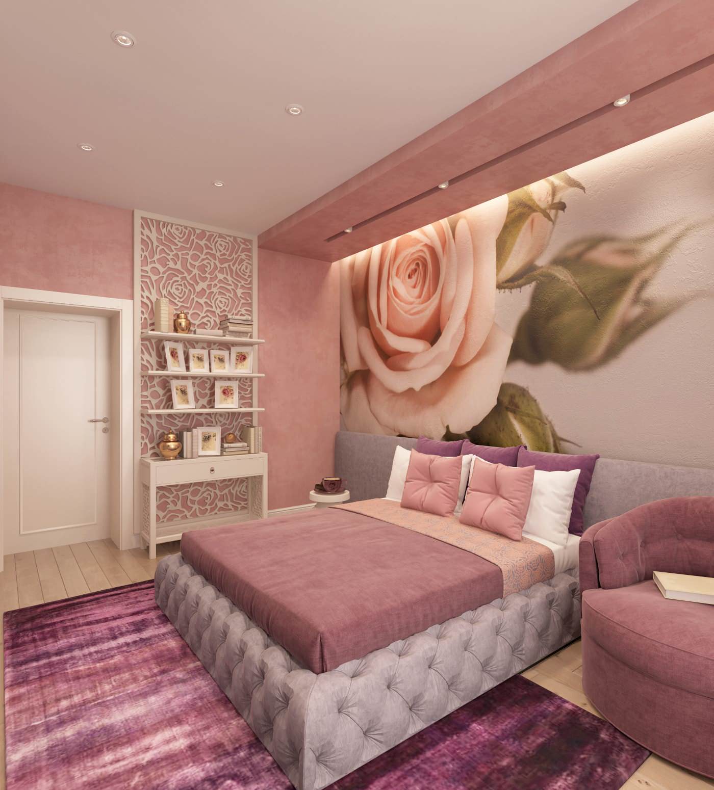 Эклектичный интерьер в ЖК Петровский, 100 кв. м. (г. Новосибирск)