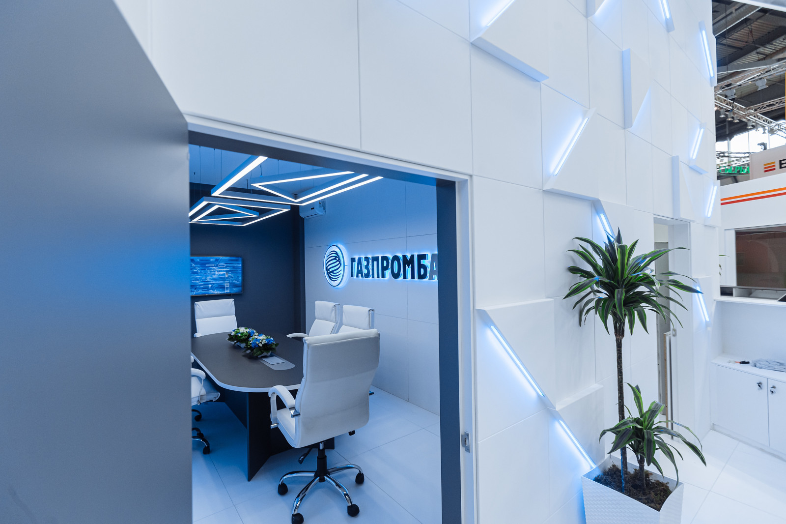 Съемка стенда ГАЗПРОМБАНК на выставке Иннопром