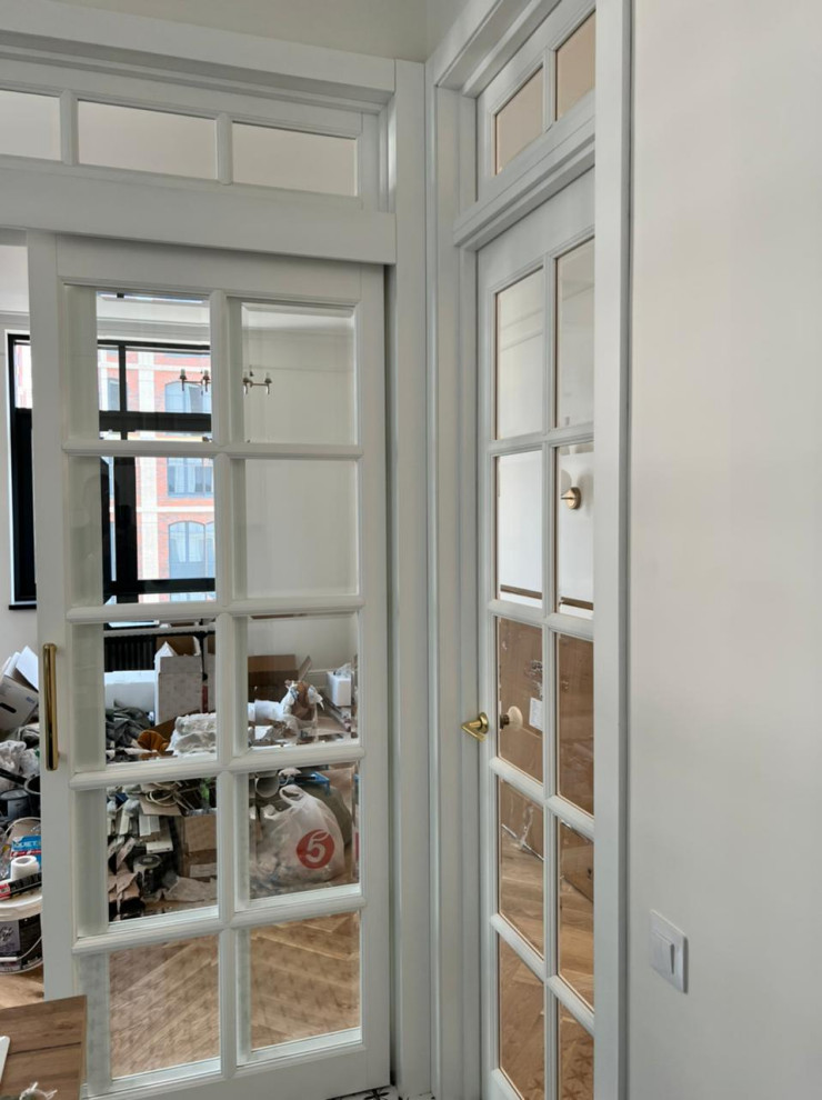 Проект раздвижной перегородки из массива дуба