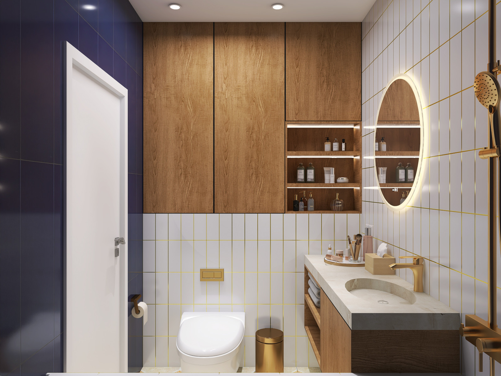 Дизайн интерьера 2х комнатной квартиры в ЖК "Парк Столиц" г. Екатеринбург