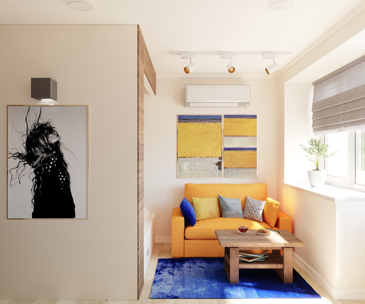 Спальня в кубе