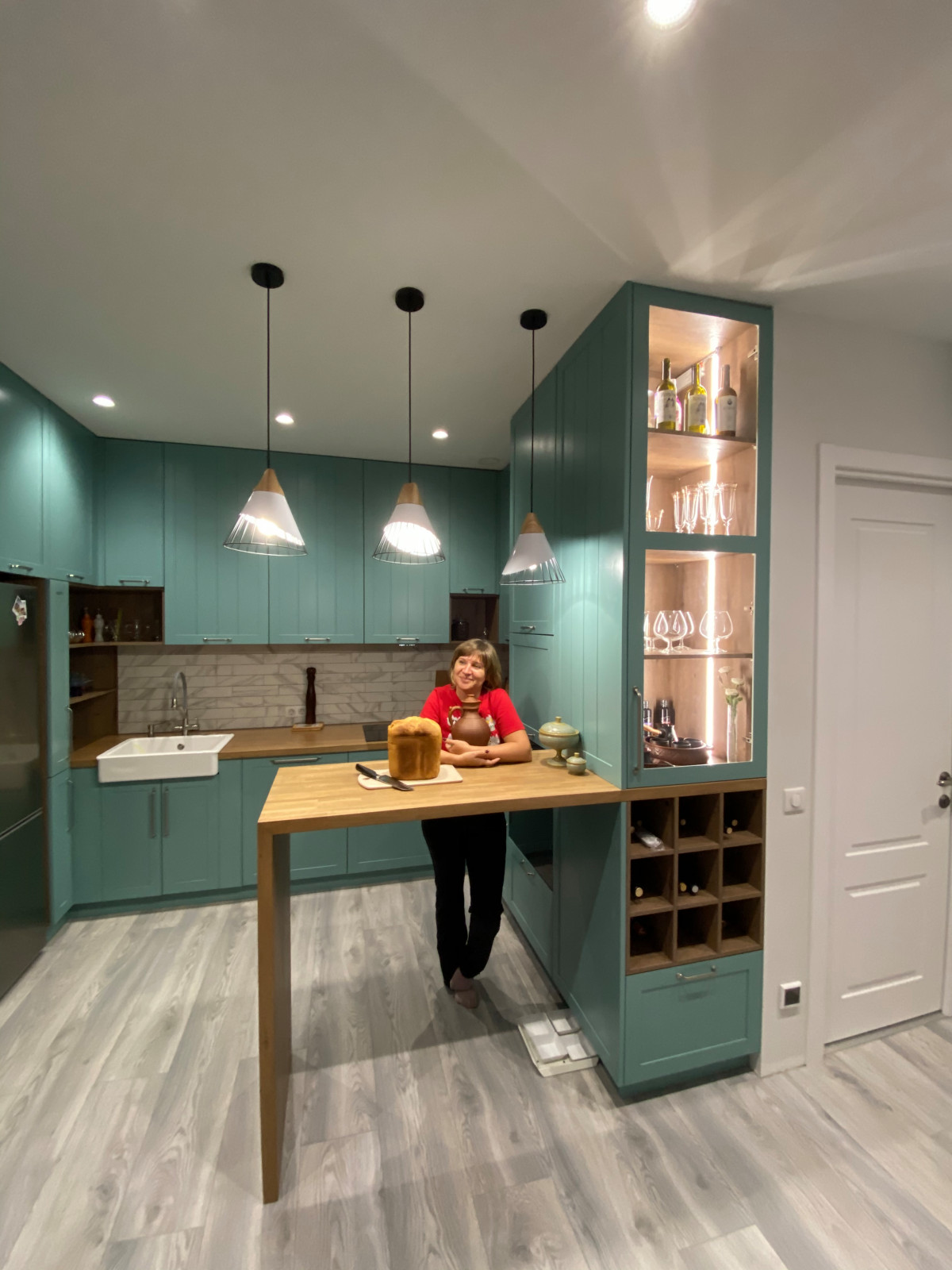 П-образная Кухня в стиле «Прованс»