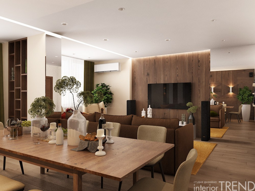 Интерьер квартиры студии на Хохрякова