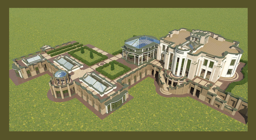 Главный дом 850м2 + бассейн + SPA комплекс (850м2)