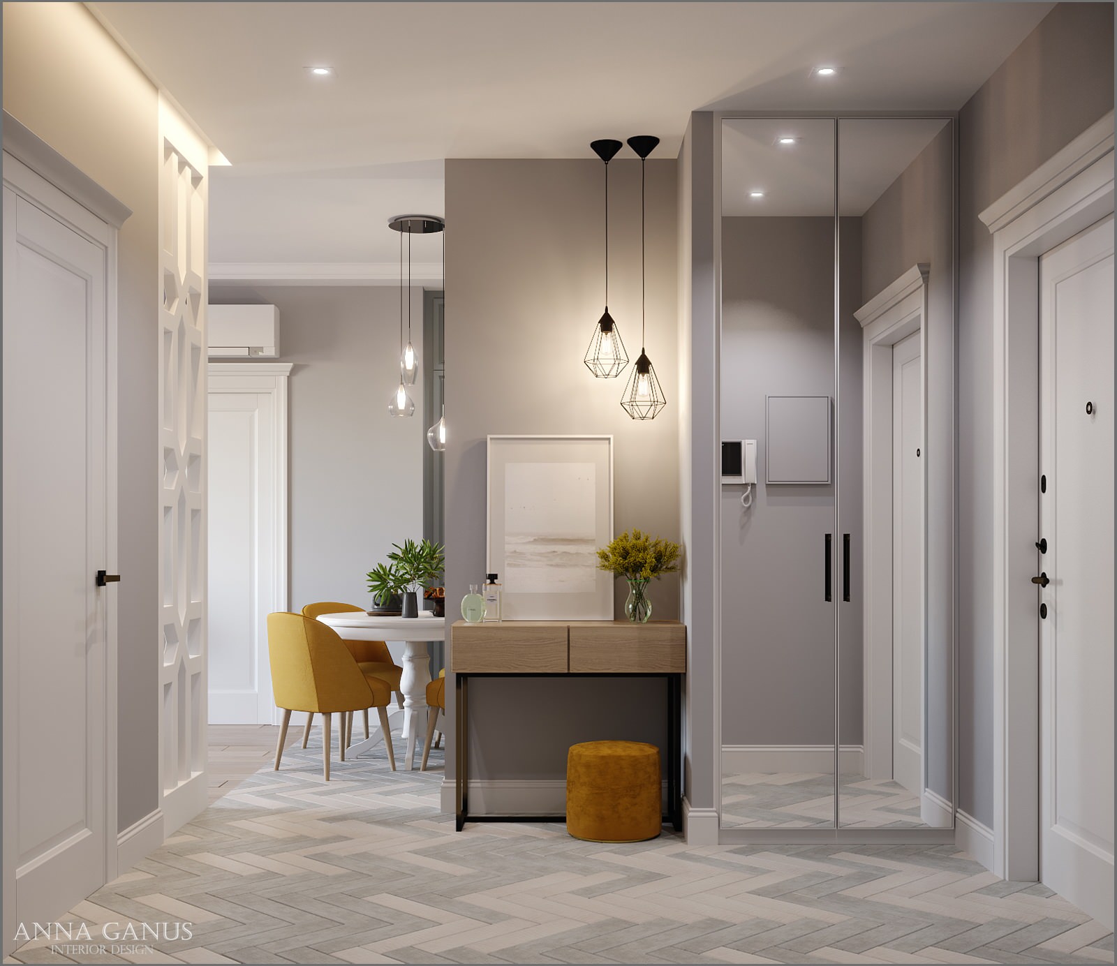 Квартира с солнечными акцентами