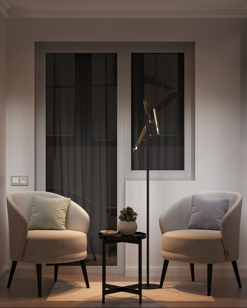 Дизайн интерьера квартиры в жилом комплексе "Хорошевский"