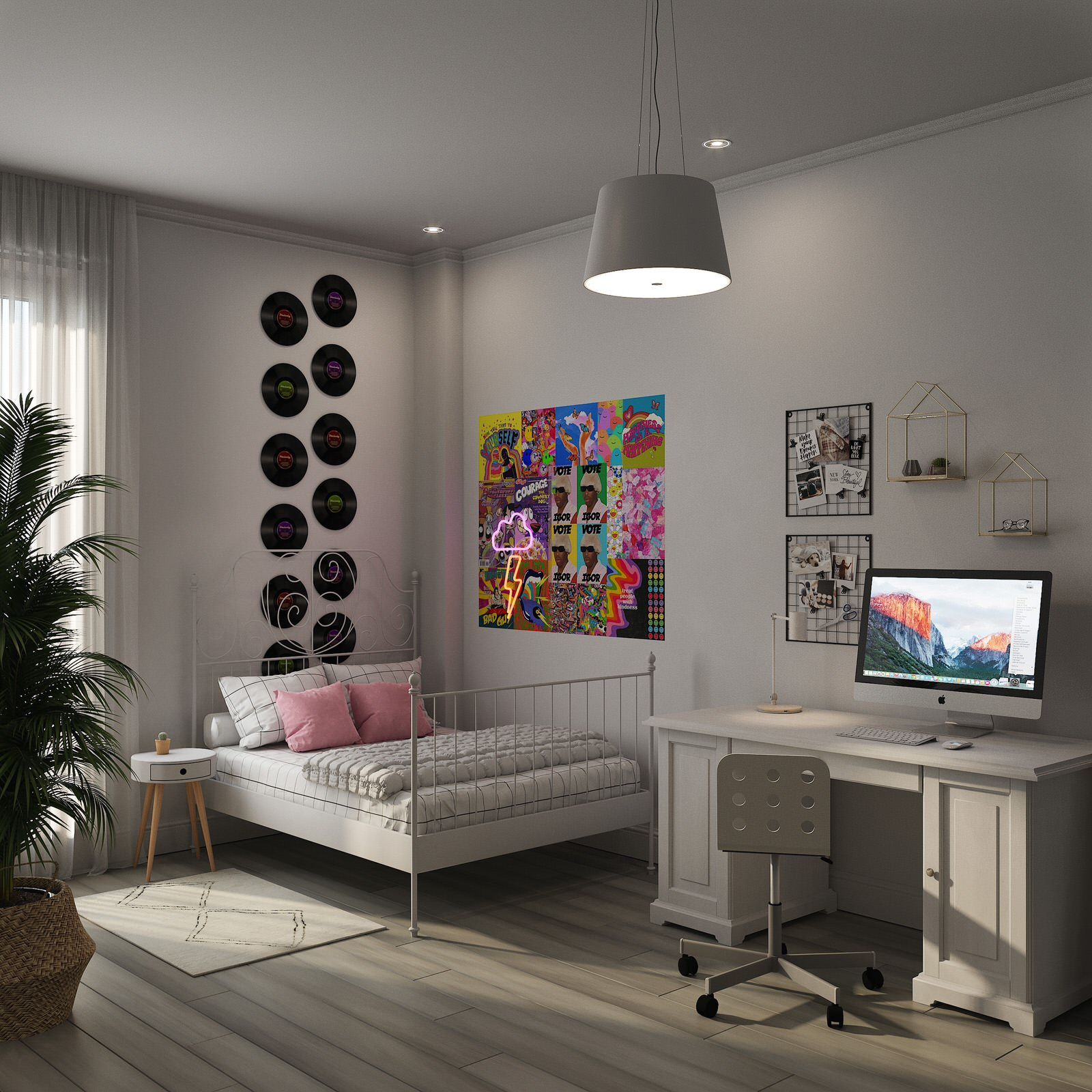 Комната девочки подростка