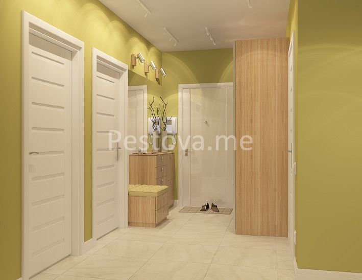 Дизайн двухкомнатной квартиры в ЖК Царская Столица