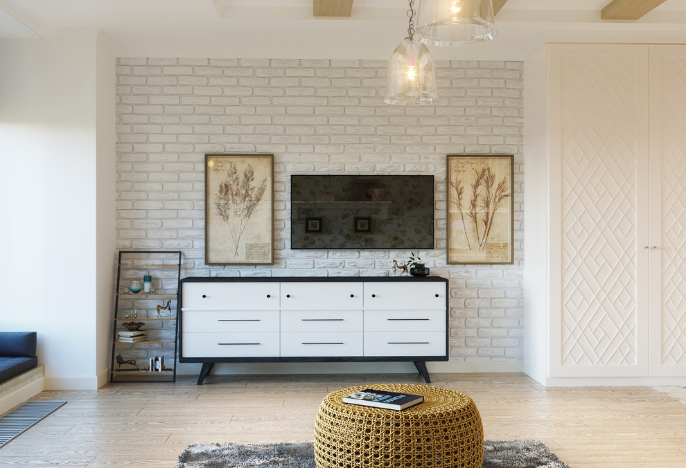 Зона телевизионная в апартаментах ЖК Лайнер