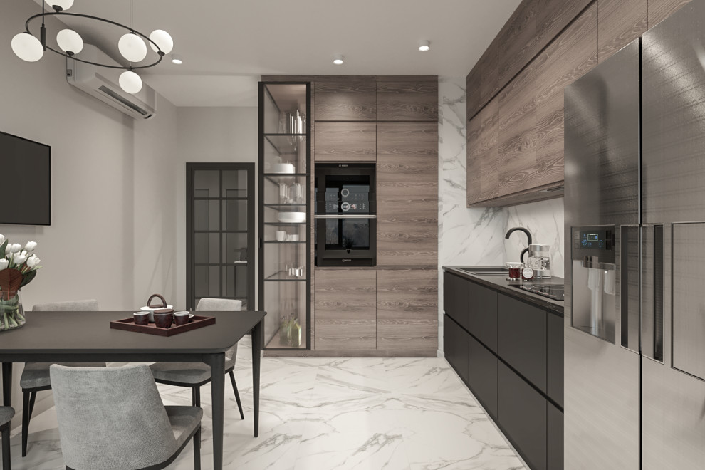 Дизайн-проект трехкомнатной квартиры в Санкт-Петербурге