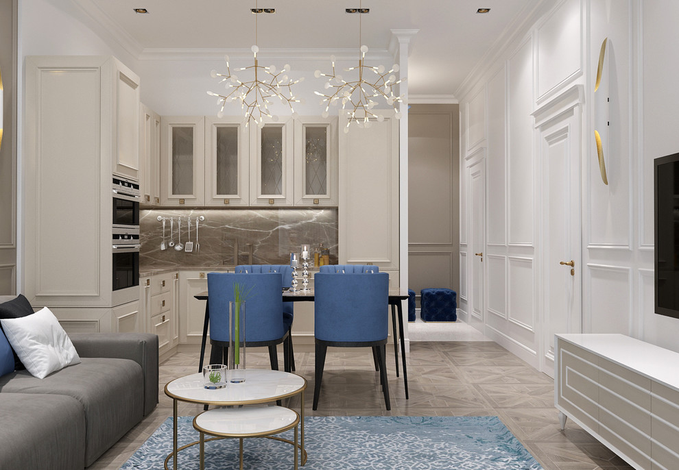 Проект квартиры в стиле неоклассика