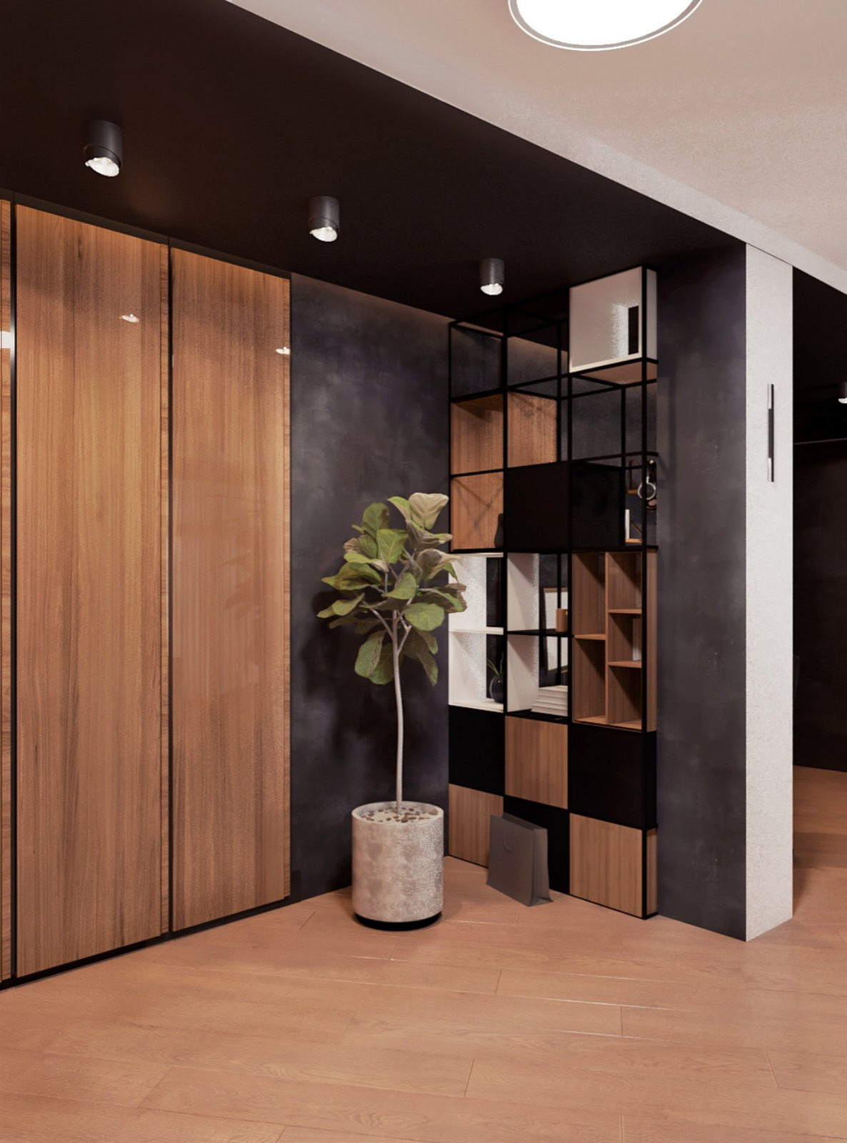 Интерьер для квартиры со сложной планировкой