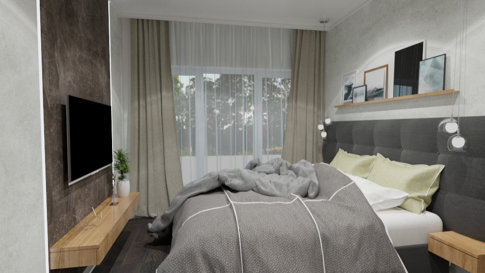 Главная спальня - кровать