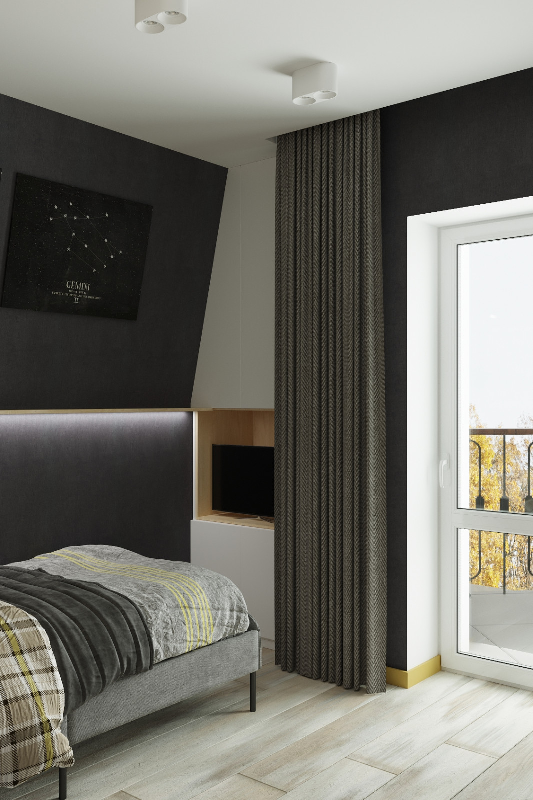 Проект 3-х комнатной квартиры в ЖК "Красный Бор"