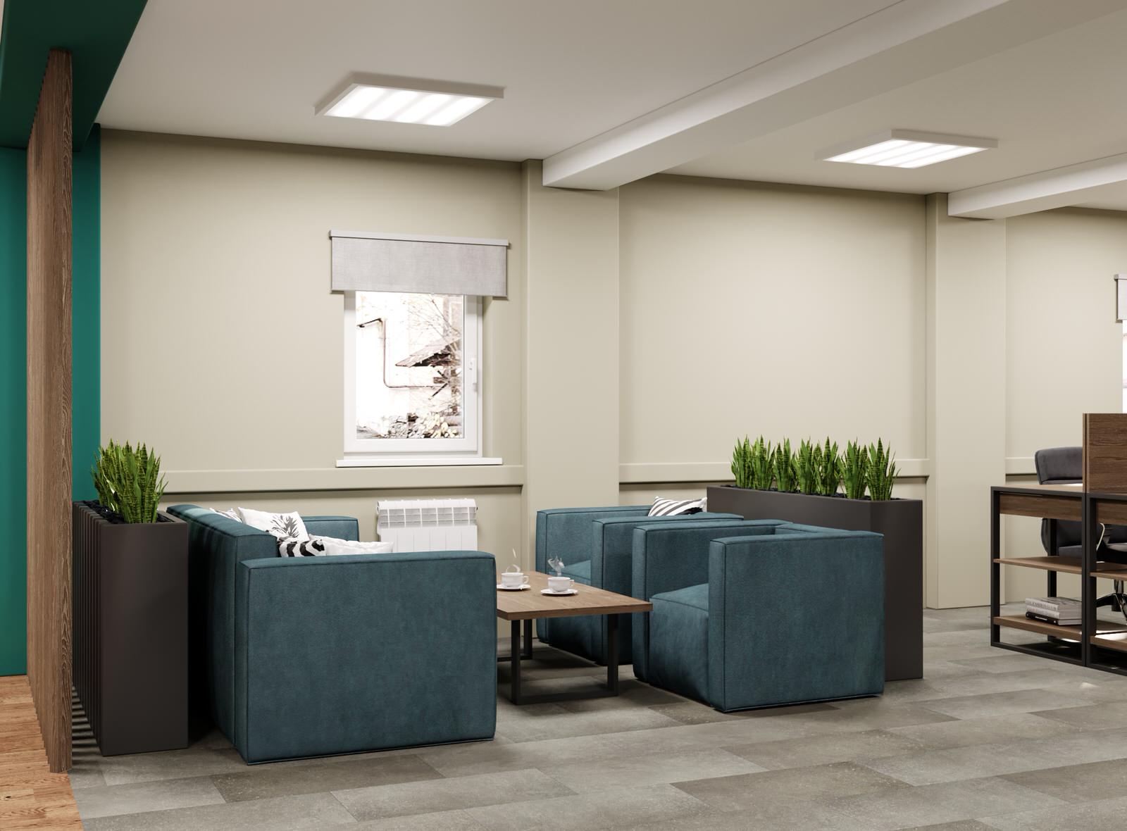 Модульный штаб строительной фирмы