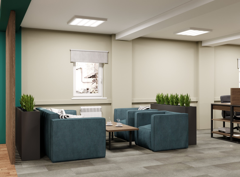 Модульный штаб строительной фирмы