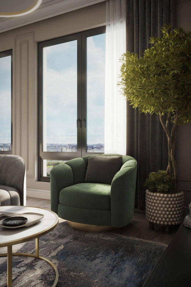 Дизайн и ремонт квартиры в ЖК «ЗилАрт» — Зимний сад