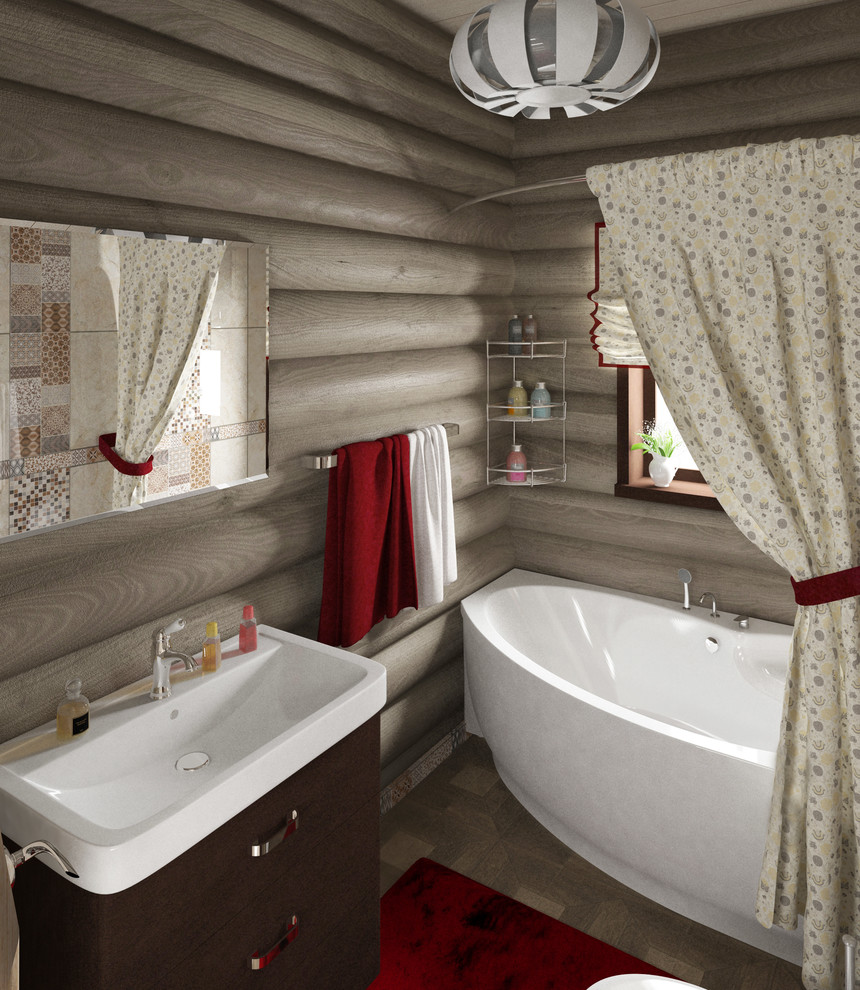 Бревенчатый домик