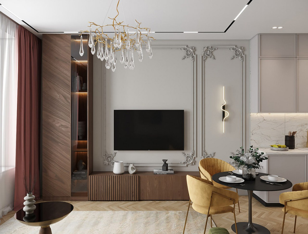 Гостинная в стиле современной классики