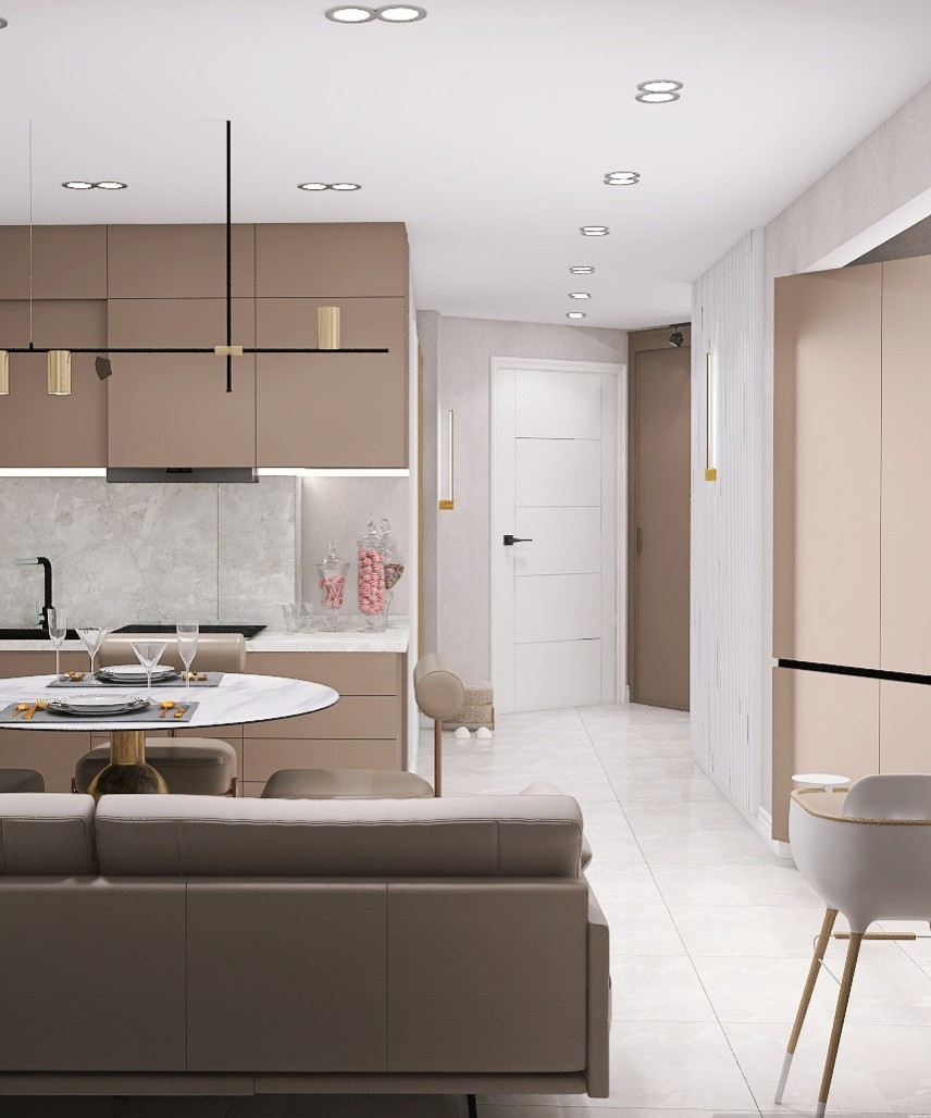 Авторский дизайн-проект квартиры "Ветер-перемен Эмили"