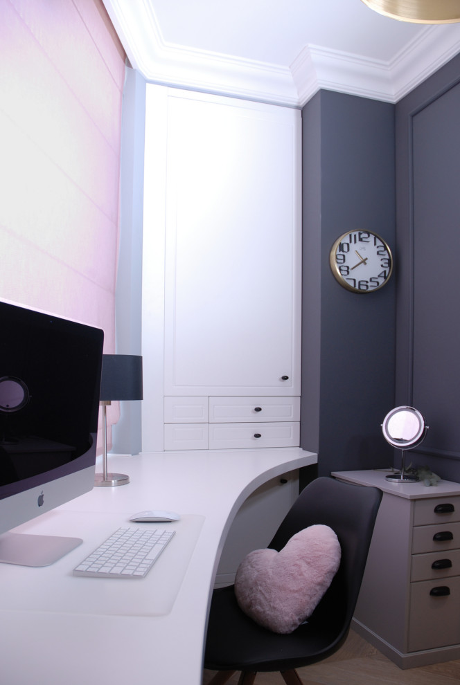 Проект 4-х комнатной квартиры в нежных тонах