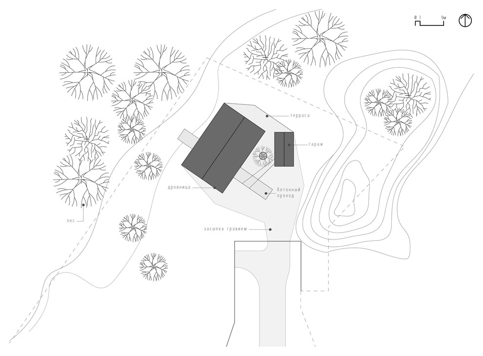 Houzz Латвия: Дом из амбарной доски и стали