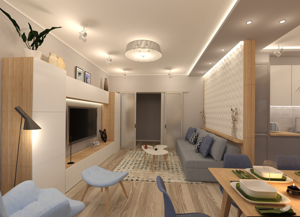 Уютная гостиная для большой семьи))