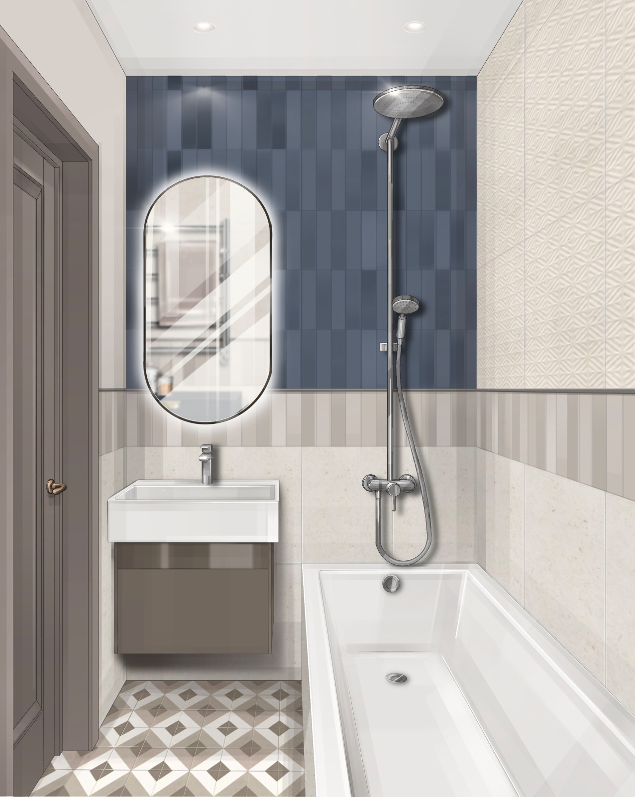 Проект квартиры 50 м2