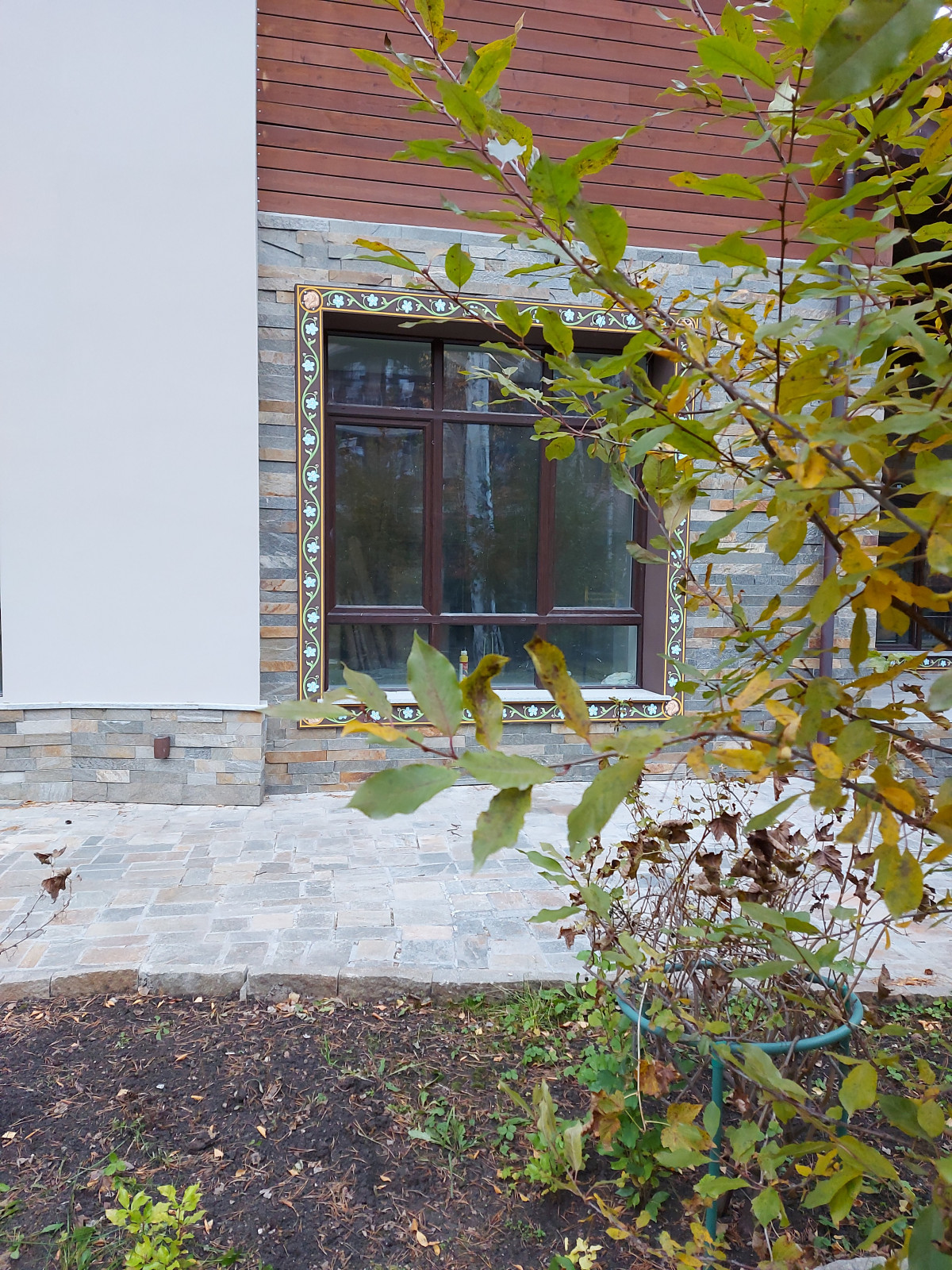 Роспись фасада КП Образцово