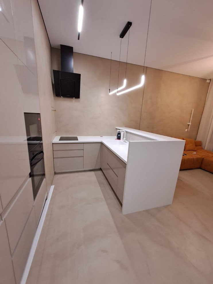 Обложка проекта: П-образная кухня