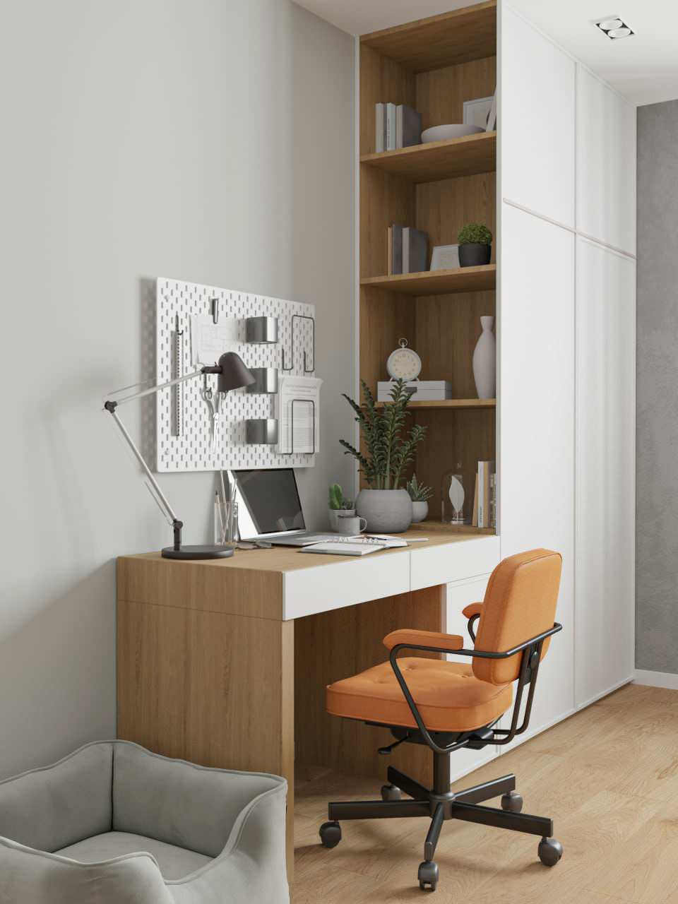 Спальня-гостиная для молодой пары