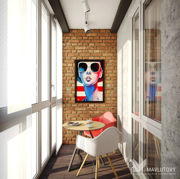 2-комнатная квартира  с элементами стиля лофт в Москве