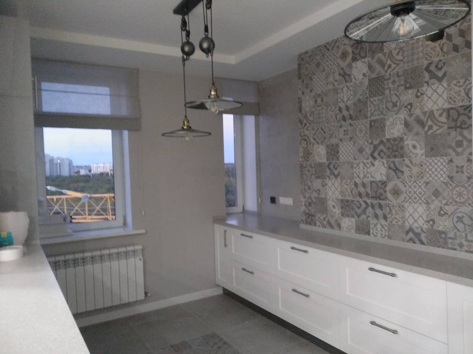 Текстильное оформление 3-х  квартиры